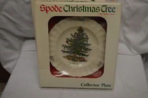 VINTAGE SPODE 1990 CHRISTMAS TREE COLLOCTORS PLATE NIB - Picture 1 of 7