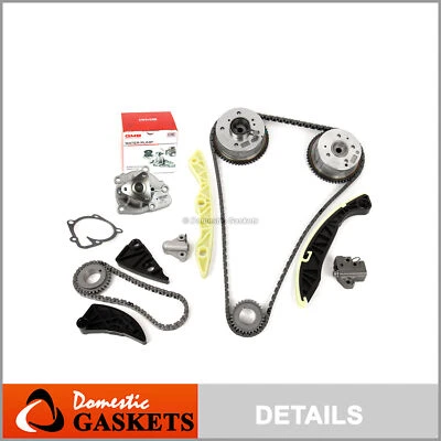 Комплект цепи ГРМ VVT звездочка водяной насос подходит 09-13 Kia Hyundai 2,4 л DOHC - Изображение 1 из 4