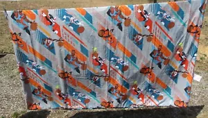 Edredón reversible Space Jams película tamaño completo 76" X 86" cubierta-franco-costura - Imagen 1 de 11