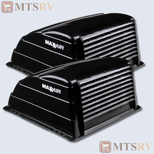 Maxxair Standard Large Vent Cover in BLACK (Opaque) - 2-PACK - RV Trailer NEW - Picture 1 of 1