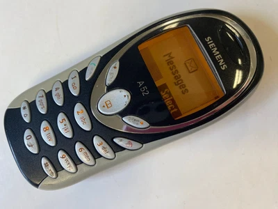 Siemens A52 Mobile Phone UNLOCKED Black Vintage Retro 2003 - Fully Working - Image 1 of 4