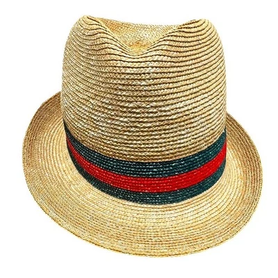 GUCCI Sherry Line Sombrero de Paja Unisex Envío Gratis [Usado] Foto 1 de 4