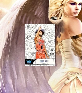 Coby White 2019 20 Panini Court Kings Rookie RC Level III 3 SSP Chicago Bulls - Bild 1 von 2