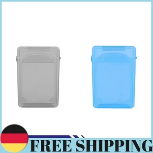 3.5 Inch IDE SATA HDD Hard Drive Disk Storage Box Plastic HDD Caddy Case(Grey) - Afbeelding 1 van 10
