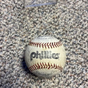 1974 Philadelphia Phillies Team Signed Ball Steve Carlton & Case - Picture 1 of 13