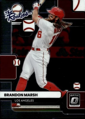 2022 Donruss Optic #TR-8 Brandon Marsh The Rookies - Image 1 of 2