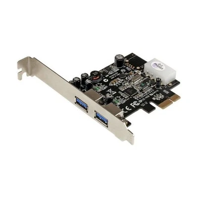 StarTech.com Adattatore scheda SuperSpeed USB 3.0 con 2 porte PCI Express (PCIe) - Immagine 1 di 2