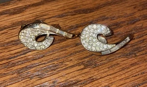 Pendientes de clip modernistas vintage Marboux de Boucher (360) - Imagen 1 de 6