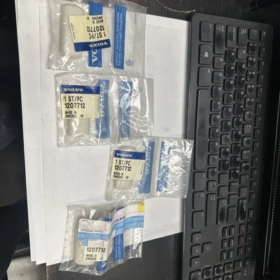 Cubierta en blanco manija de agarre Volvo 1207712. 240. Paquete de 2 Foto 1 de 3