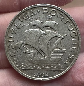 Portugal 5 Escudos 1932, Grade EF - Picture 1 of 2
