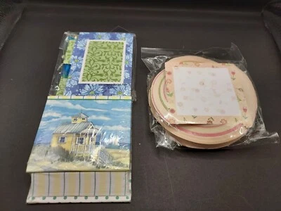 Vintage Stationary Note Pad Lot Spiral Note Pad Mini Notebook Seaside Office - Image 1 of 3