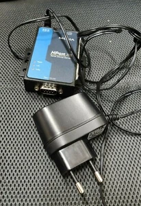 MOXA Nport 5110 avec adaptateur secteur EU - Photo 1 sur 2