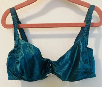 Sujetador cruzado WARNERS con aros sin forro #1022 verde esmeralda para mujer 34B Foto 1 de 4