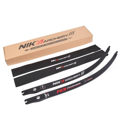 Membros de fibra de carbono 68"@25H N3 Progress Series 18-50 lb. para tiro de caça  - Imagem 1 de 4