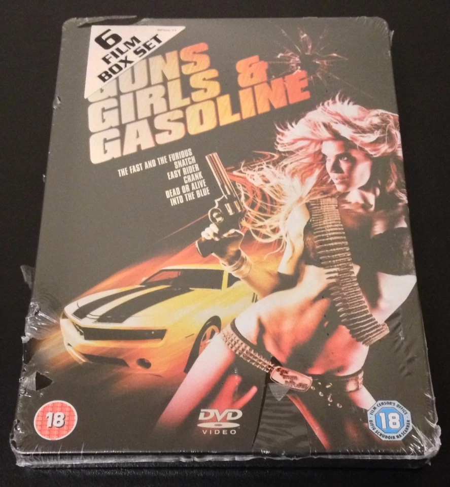 Guns Girls & Gasoline SteelBook 6 DVD Movie DOA FAST & FURIOUS SNATCH OOP & Rare - Image 1 of 1