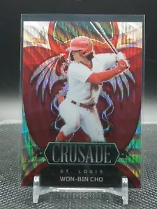 2023 Panini Chronicles Won-Bin Cho Kreuzzug Red Wave Prizm/199 Kardinäle - Bild 1 von 2