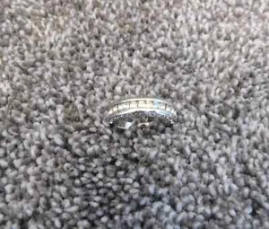LADIES RING - SIZE 6 - SILVER - WITH GIFT BAG - Picture 1 of 3