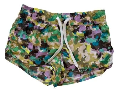Pantalones Cortos de Natación OP Camuflados Niñas Talla Pequeña 3-5 Verde Púrpura Azul  Foto 1 de 4
