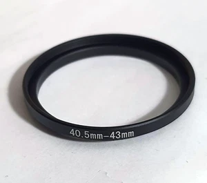 Step-up Ring Metal Stepping 40.5-43mm 40.5mm Lens to 43mm Filter 40.5mm-43mm  - Picture 1 of 5