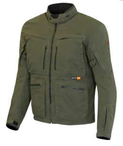 Merlin Men's Drifter D3O Explorer Olive Textile Motorcycle Jacket New - Picture 1 of 6