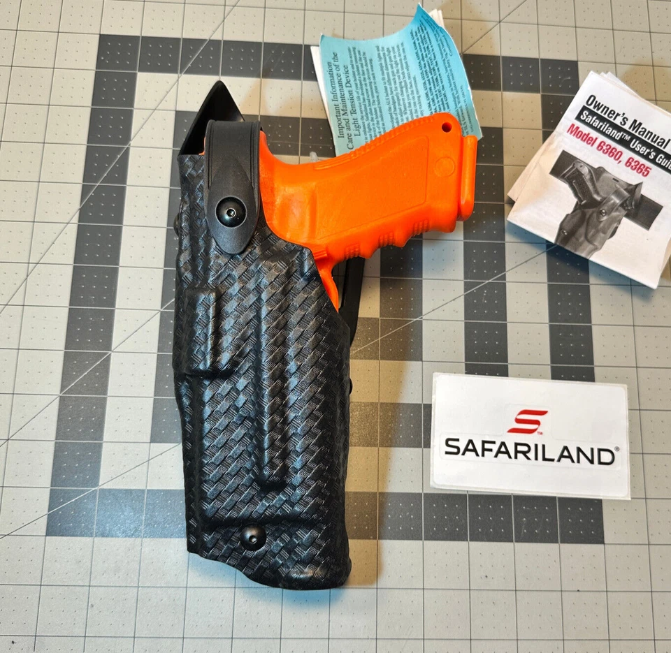 Safariland 6360 ALS/SLS LH Lev-3 Duty Holster GLOCK 19 23 GEN 1-4 + LIGHT - LEFT - Image 1 of 4