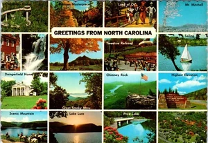Tar Heel State, Old North State, cartolina saluti dalla Carolina del Nord - Foto 1 di 2