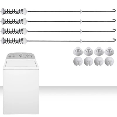 GONEPARTS 4 Pack Washing Machine Suspension Rods Fit for Whirlpool Amana Maytag