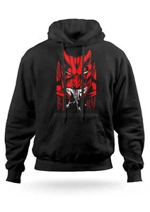 Felpa con cappuccio Bleach Anime Uomo Donna Bambino Idea Regalo Cosplay Nera - Picture 1 of 2