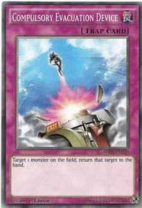Dispositivo de Evacuación Obligatorio SDHS-EN039 Común Tarjeta Yu-Gi-Oh 1ª Edición Nuevo - Imagen 1 de 3