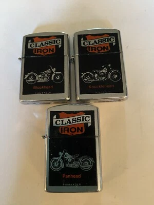 vintage lighter lot (3) AADLP Lighters 1994 Classic Iron - Image 1 of 4