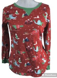 Haut pyjama de Noël dinosaure femme Wondershop Target 100 % coton taille M