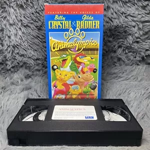 Animalympics VHS Tape 1991 UAV Billy Crystal Gilda Radner Children's Movie Rare - Picture 1 of 8