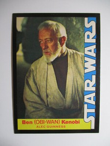 NICE! 1977 STAR WARS Wonder Bread Card # 2 OBI-WAN KENOBI 1st RC 