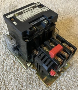 Square D 8536 SD01 Size 2 Motor Starter 120 VAC coil AR30 Heater 2 NO 1 NC Aux - Picture 1 of 6