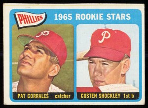 1965 Topps RC Stars #107 Corrales Shockley Philadelphia Phillies