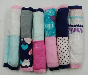 Wonder Nation Girls Lot 12 Assorted Colors Briefs Cotton Underwear Size 4 NWOT - Picture 1 of 1