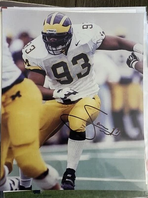 Sam Sword Signed / Autographed 8x10 Photo 1997 Michigan Wolverines Natl Champs - Image 1 of 2