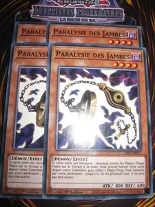 YU-GI-OH! COM PLAYSET (LOT DE 4) PARALYSIE DES JAMBES LED7-FR011 NEUF EDITION 1 - Picture 1 of 1