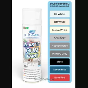 VERNICE POLIURETANICA PER GOMMONE SPRAY ELASTIC GUM PAINT ORCA 500 ML. - Bild 1 von 1