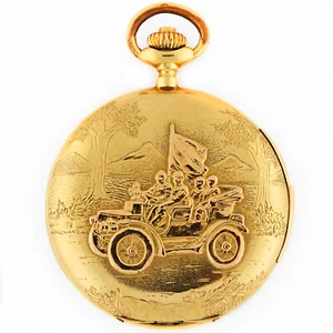 Invicta Swiss 18K Minute Repeater Jeweled Hammers HC Touring Car Pocket Watch - Picture 1 of 8