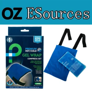 MultiPurpose Microwaveable Hot / Cold Gel Wrap Therapy Relief Heat Shoulder back - Picture 1 of 9