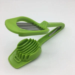 Boiled Egg Slicer Kitchen Handheld Avocado Cutter Portable Vegetable Slicing Too - Picture 1 of 11