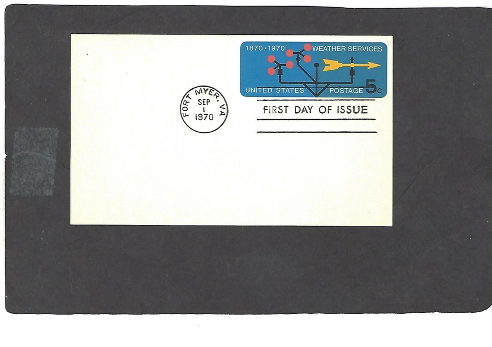 UX57 WEATHER SERVICES FDC FORT MYER,VA SEP 1-1970 - Image 1 of 1
