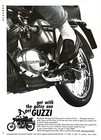 1966 MOTO GUZZI MOTORCYCLE Original Vintage Print Ad