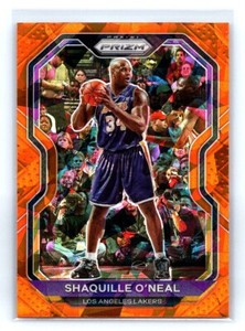 2020-21 Panini Prizm Orange Ice Shaquille O'Neal Los Angeles Lakers #207