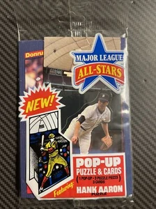 1986 Donruss Baseball All Star Jack Morris Pop-up Puzzle & Karten versiegelte Packung - Bild 1 von 1