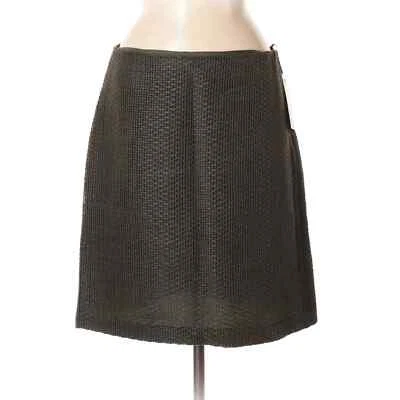 NWT! Worth New York Dark Green A-Line Skirt Size 6 - Image 1 of 4