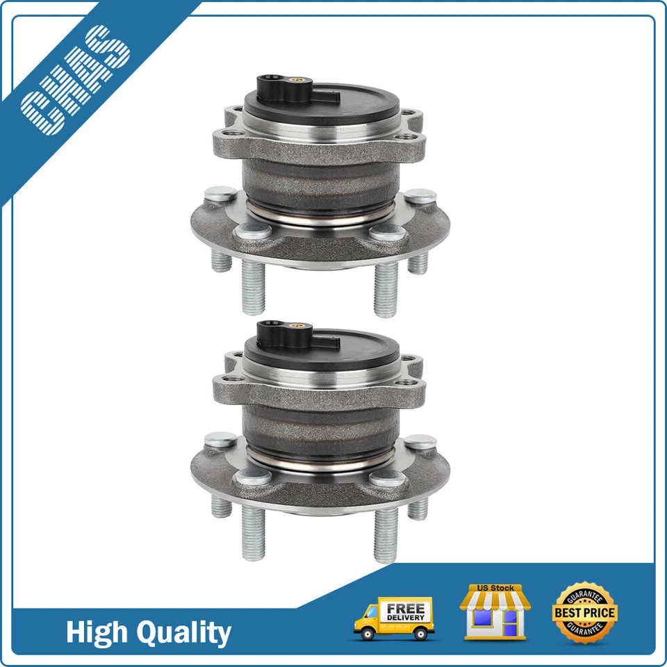 Par (2) de cojinetes de cubo de rueda trasera para Mazda 6 2014-2018 Mazda CX-5 2,5 L 2013-2020 Foto 1 de 4