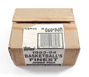 1993-94 Topps Finest Basketball Jumbo Pack Empty Case - Picture 1 of 3