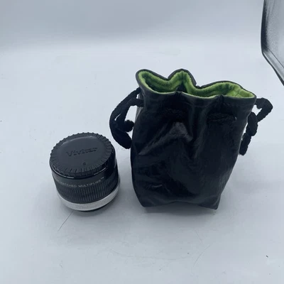 Vivitar MC 75-205 mm 2X matched multiplier lens with caps for OLYMPUS OM mount - Image 1 of 4